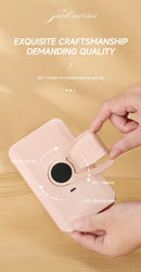 Mini Car Interior Makeup Mirrors Sun Visor Plate LED Mirror for Girls Women Rechargeable Fill Light Universal Vanity Mirror