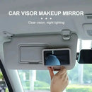 Mini Car Interior Makeup Mirrors Sun Visor Plate LED Mirror for Girls Women Rechargeable Fill Light Universal Vanity Mirror