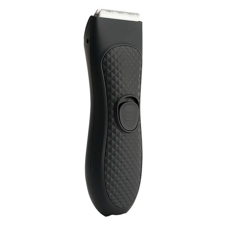 Men's Electric Groin Hair Trimmer Pubic Hair Removal Intimate Areas Body Grooming Clipper Epilator Rechargeable Shaver Razor