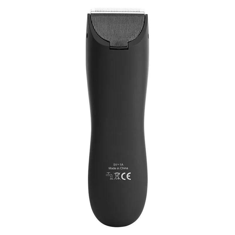 Men's Electric Groin Hair Trimmer Pubic Hair Removal Intimate Areas Body Grooming Clipper Epilator Rechargeable Shaver Razor