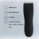 Men's Electric Groin Hair Trimmer Pubic Hair Removal Intimate Areas Body Grooming Clipper Epilator Rechargeable Shaver Razor