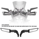 For YAMAHA MT 07 MT07 MT 09 MT09 SP MT 10 MT10 SP Motorcycle Mirrors Stealth Winglets Mirror Kits To Rotate Adjustable Mirrors