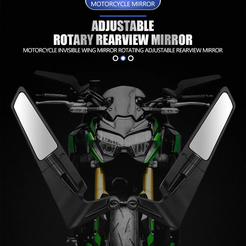 For YAMAHA MT 07 MT07 MT 09 MT09 SP MT 10 MT10 SP Motorcycle Mirrors Stealth Winglets Mirror Kits To Rotate Adjustable Mirrors