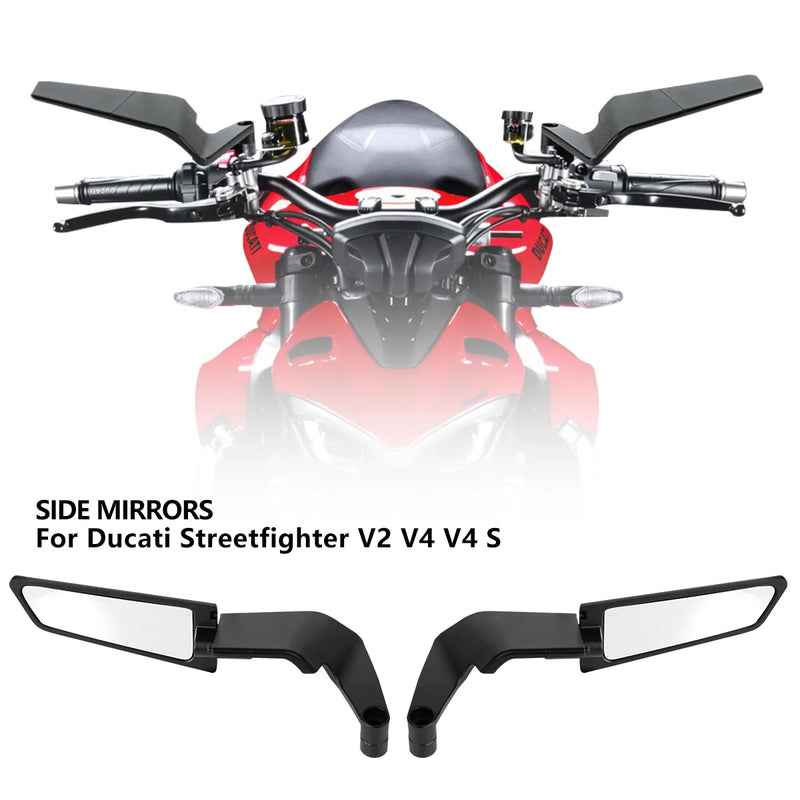 For YAMAHA MT 07 MT07 MT 09 MT09 SP MT 10 MT10 SP Motorcycle Mirrors Stealth Winglets Mirror Kits To Rotate Adjustable Mirrors