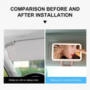 Mini Car Interior Makeup Mirrors Sun Visor Plate LED Mirror for Girls Women Rechargeable Fill Light Universal Vanity Mirror
